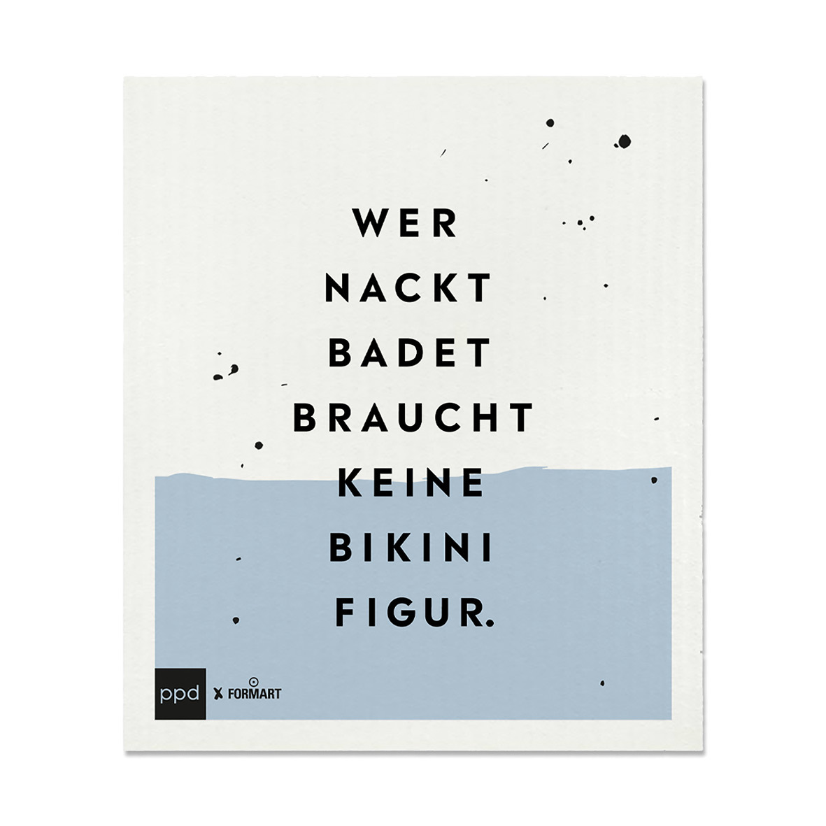 Bikinifigur Schwammtuch Bikinifigur Schwammtuch