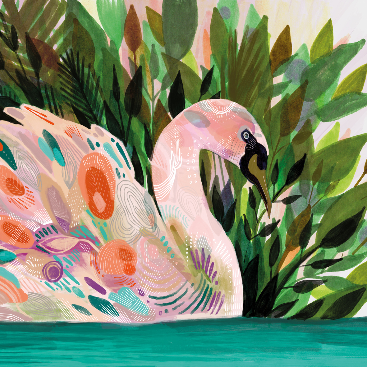Swan Song Napkin 33x33