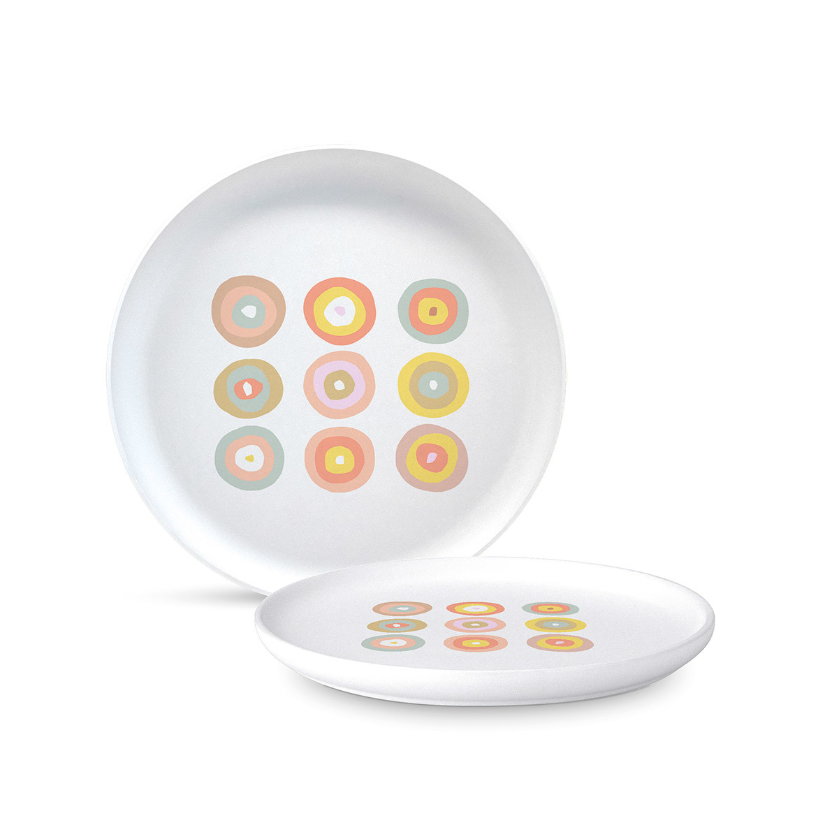 Bubbles Matte Plate 21 Bubbles Matte Plate 21