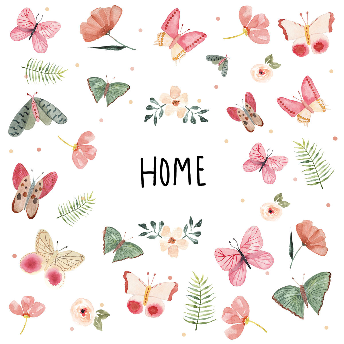 Happy Home Napkin 33x33 Happy Home Napkin 33x33