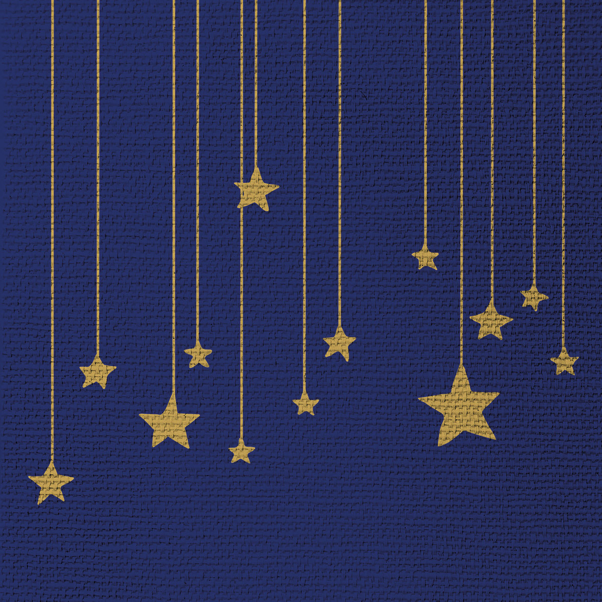 Stars on Canvas Napkin 33x33 emb Stars on Canvas Napkin 33x33 emb