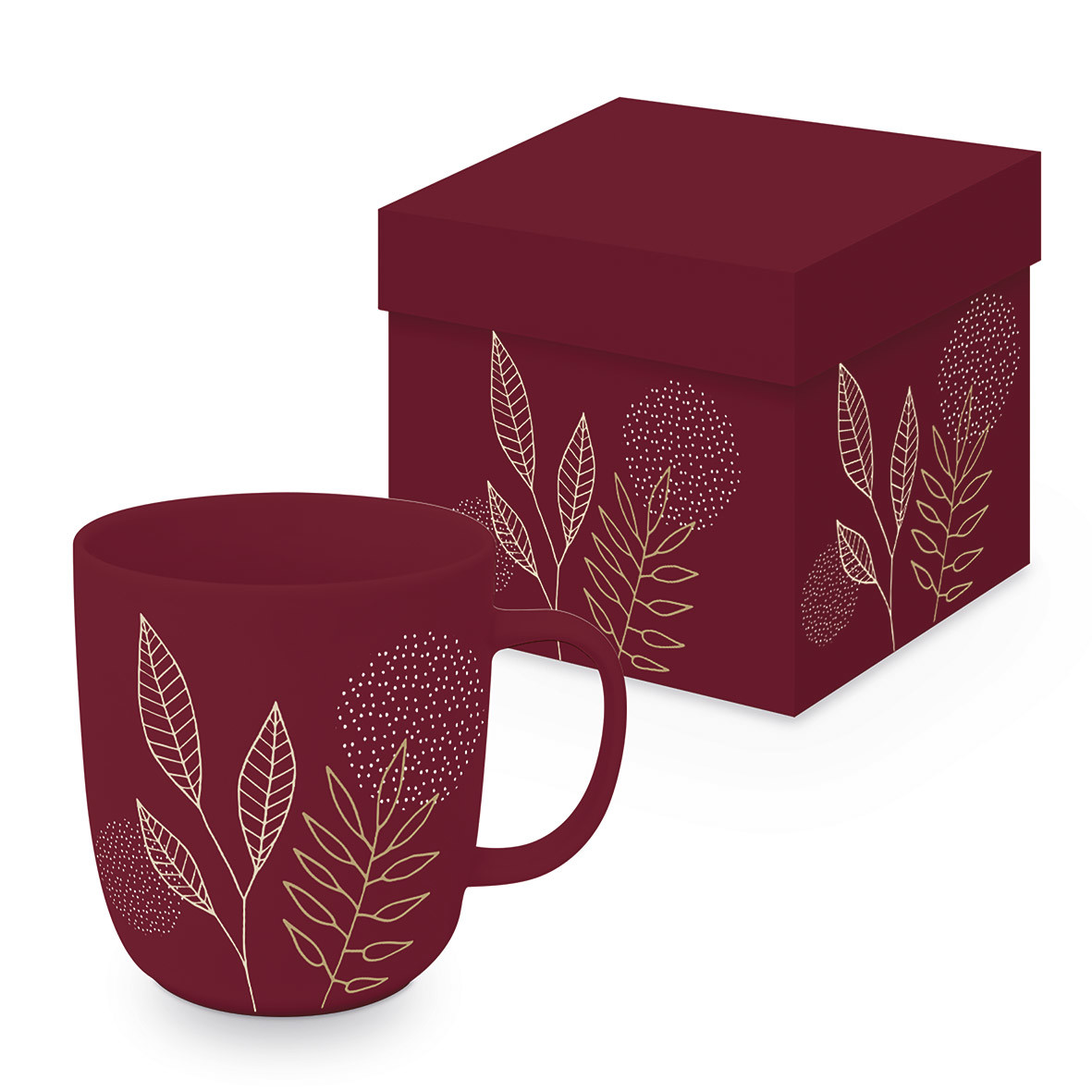 Pure Meadow  bordeaux Matte Mug GB Pure Meadow  bordeaux Matte Mug GB