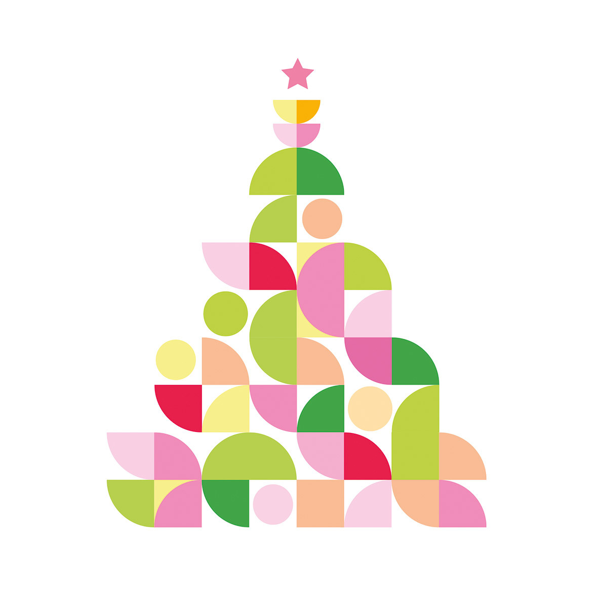 X-Mas Graphic on white Napkin 33x33