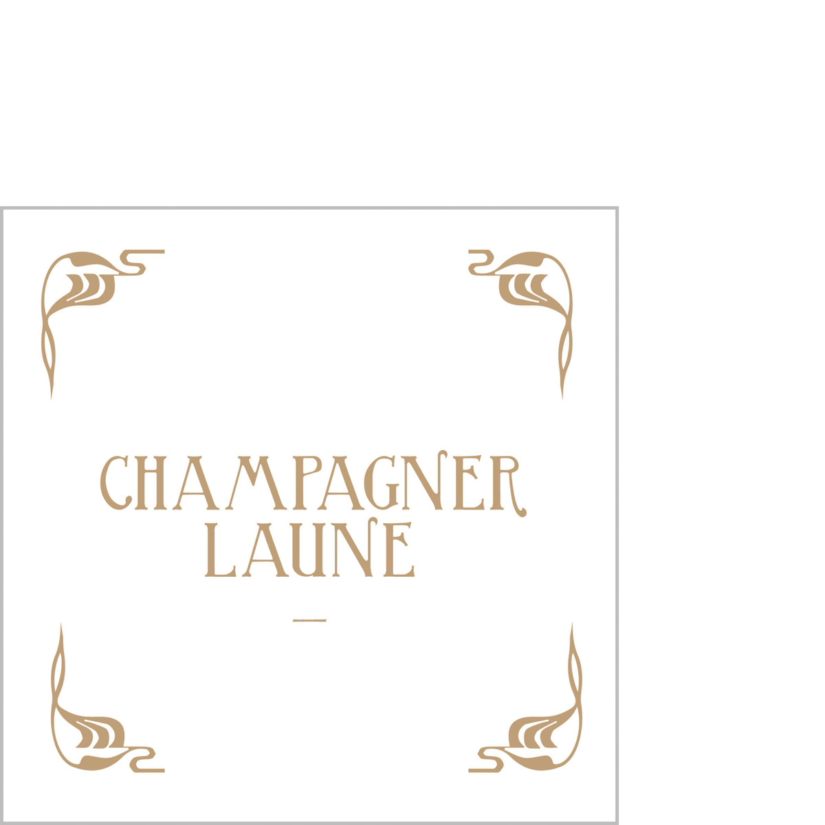 Champagnerlaune Napkin 25x25
