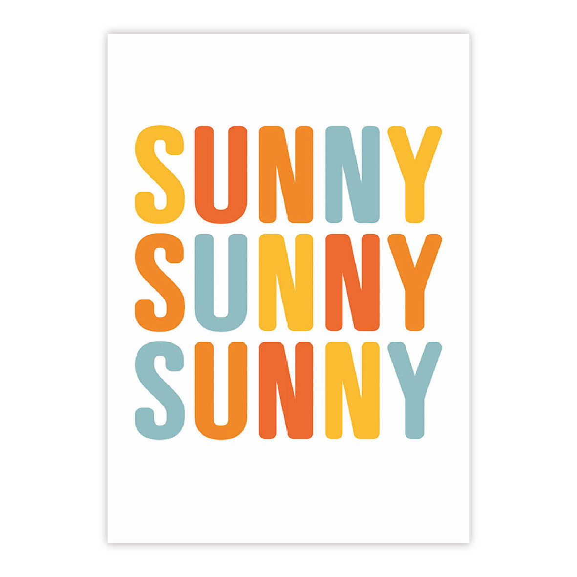 Sunny, Sunny Postcard