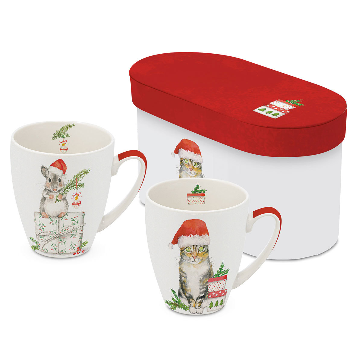 Fridolin & Kitty 2 Mug Set