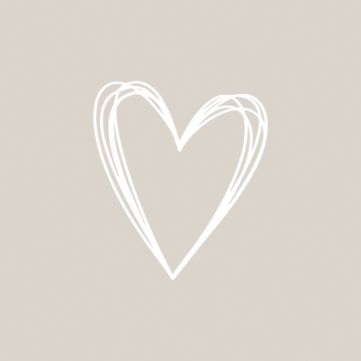 Pure Heart taupe Napkin 33x33 Pure Heart taupe Napkin 33x33