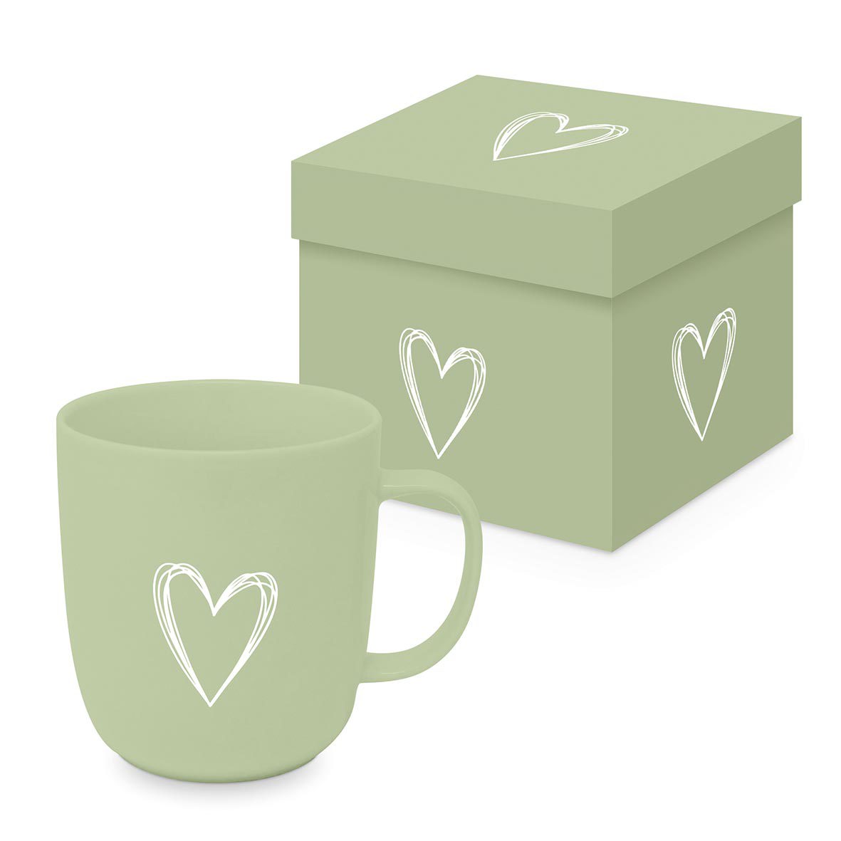 Pure Heart green Matte Mug GB Pure Heart green Matte Mug GB