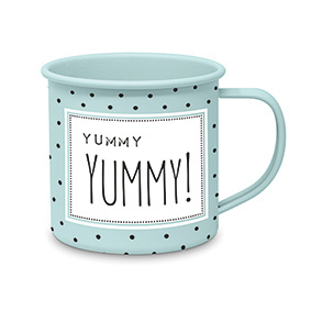 Yummy Yummy Metal Mug D@H Yummy Yummy Metal Mug D@H