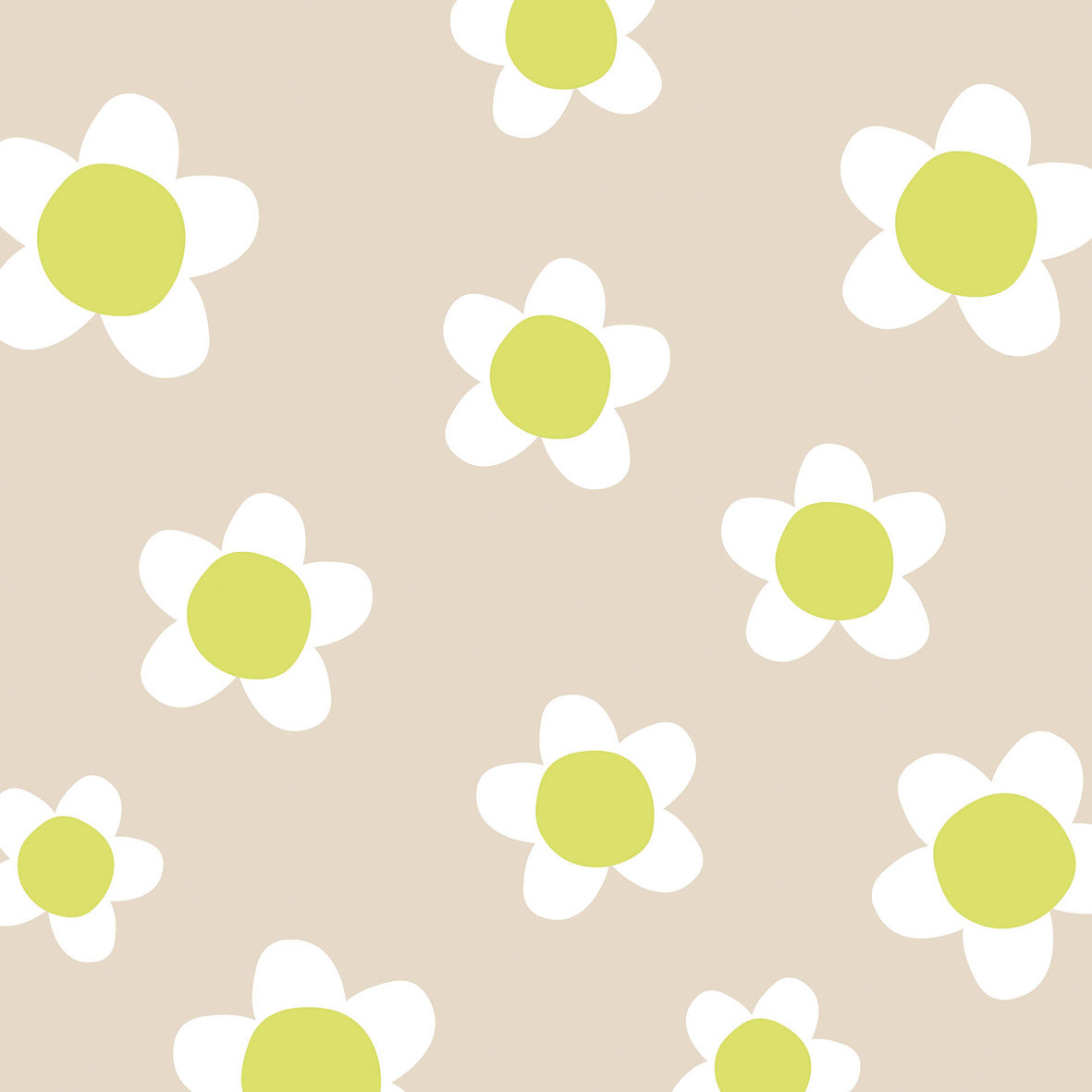 Flower Fun taupe Napkin 33x33